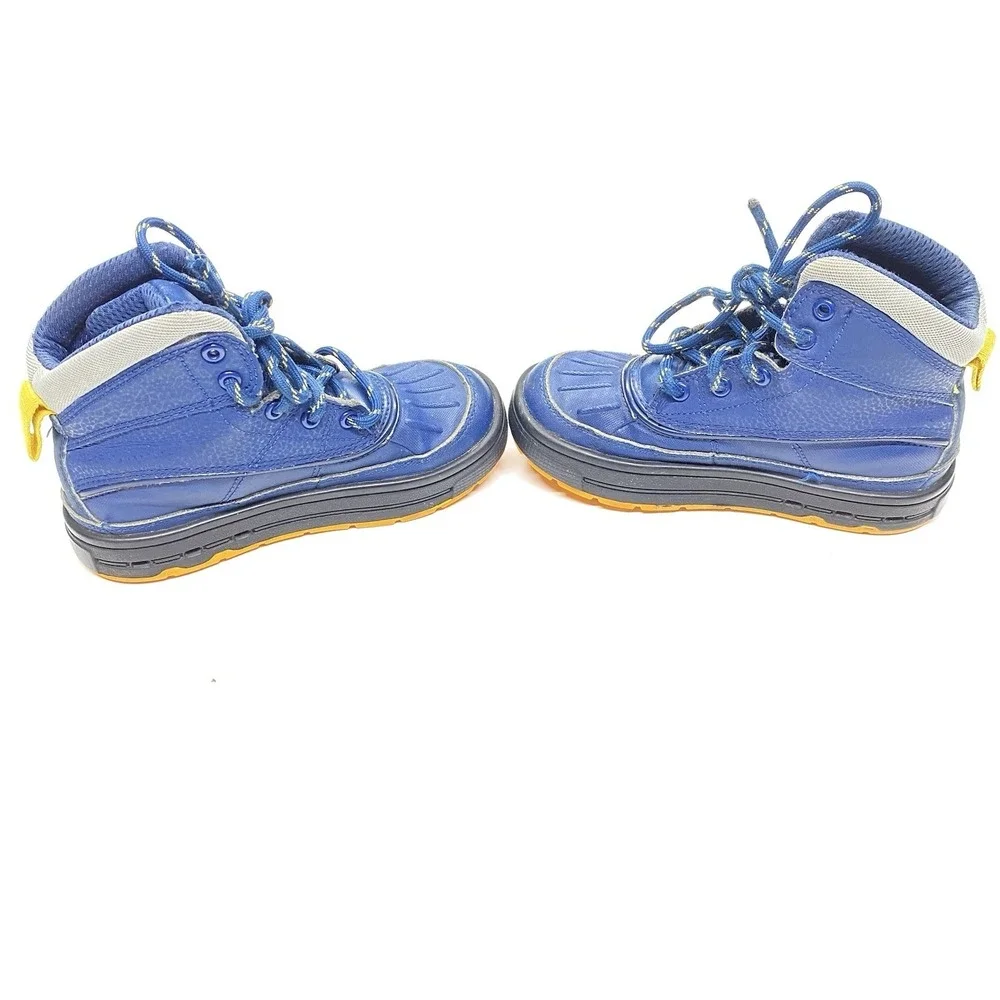 Nike Woodside ACG Duck Boot Gray Blue Outdoors Youth Size 11C 524873-402